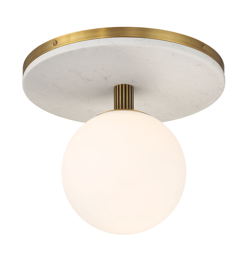 Eurofase 49915-013 LED Flush Mount, Antique Brass