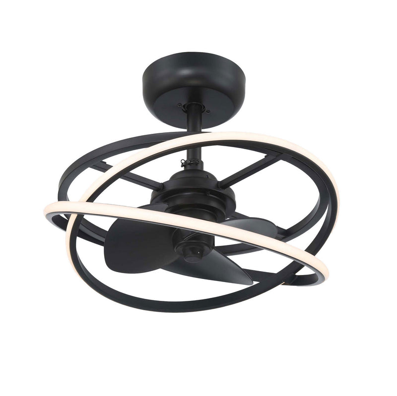 Hunter 50300 20" Fandelier, Matte Black