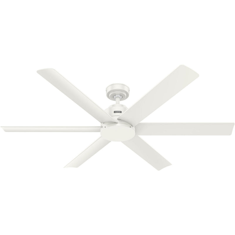 Hunter 51831 60" Ceiling Fan, Fresh White