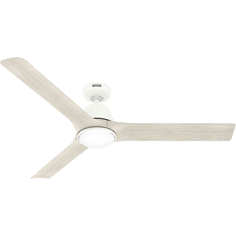 Hunter 52823 60" Ceiling Fan, Matte White
