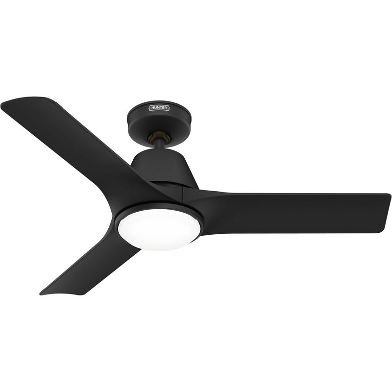 Hunter 52881 44" Ceiling Fan, Matte Black