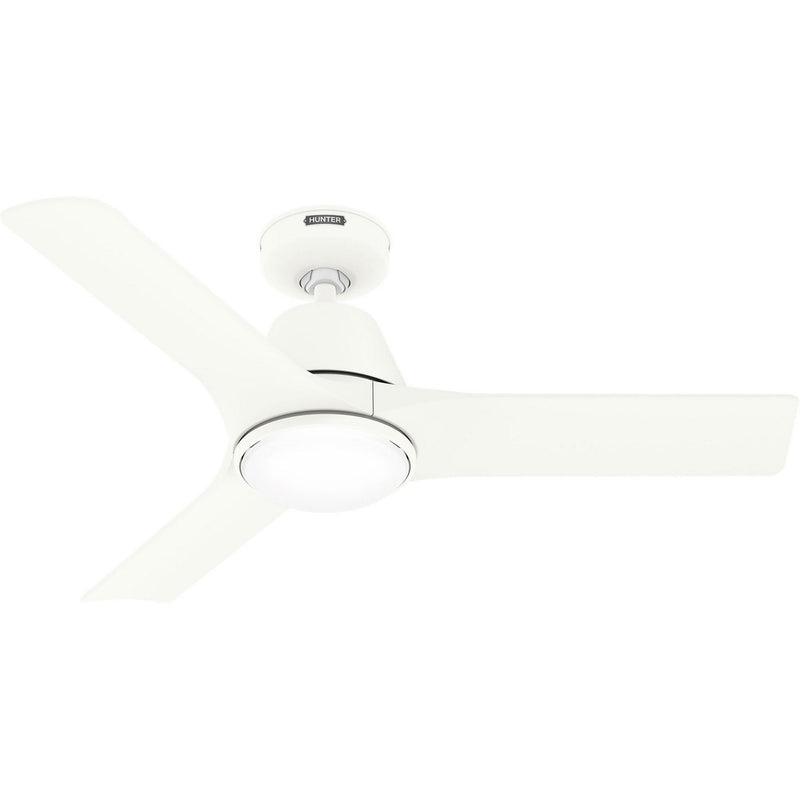 Hunter 52882 44" Ceiling Fan, Matte White