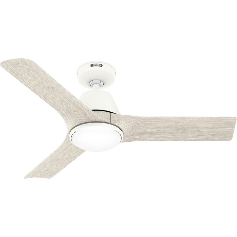 Hunter 52883 44" Ceiling Fan, Matte White