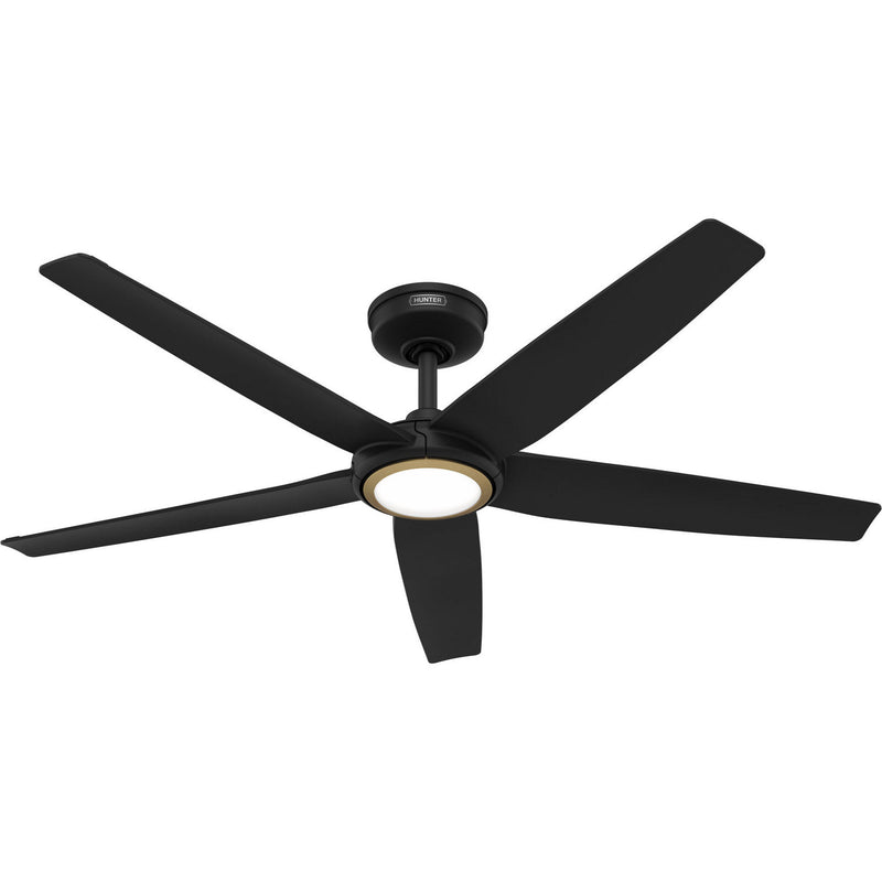 Hunter 53638 52" Ceiling Fan, Matte Black