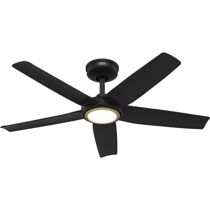 Hunter 53639 44" Ceiling Fan, Matte Black