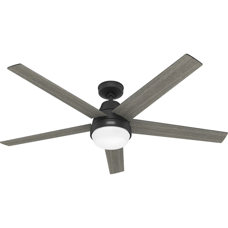 Hunter 53780 60" Ceiling Fan, Matte Black