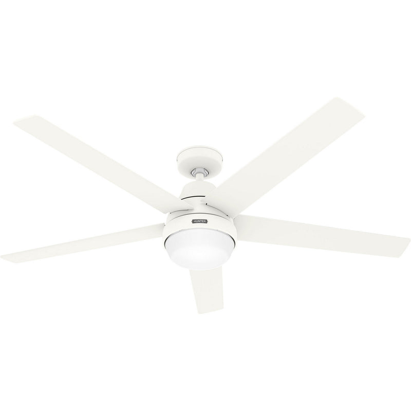 Hunter 53781 60" Ceiling Fan, Matte White
