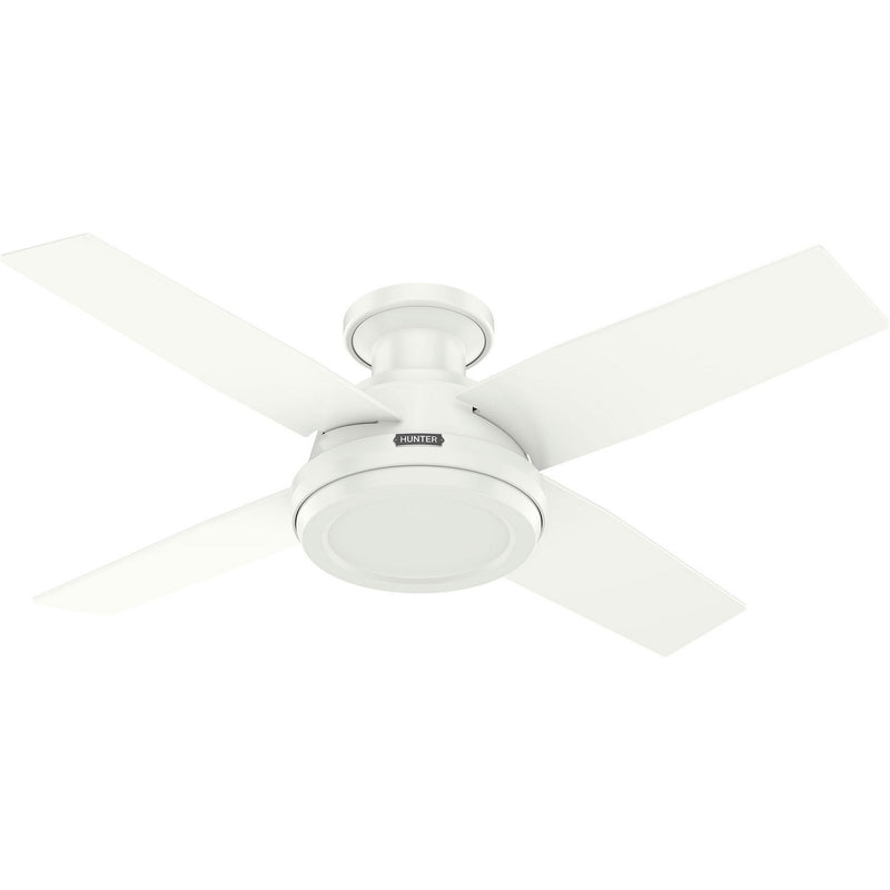 Hunter 59334 44" Ceiling Fan, Fresh White