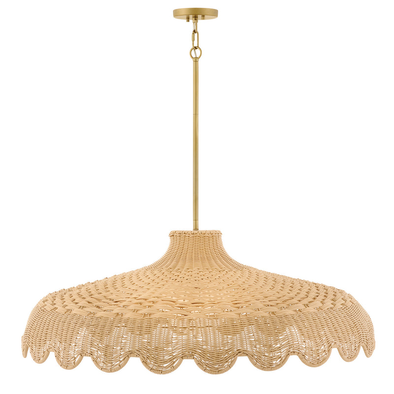 Hinkley 22994LCB-LL LED Chandelier, Lacquered Brass