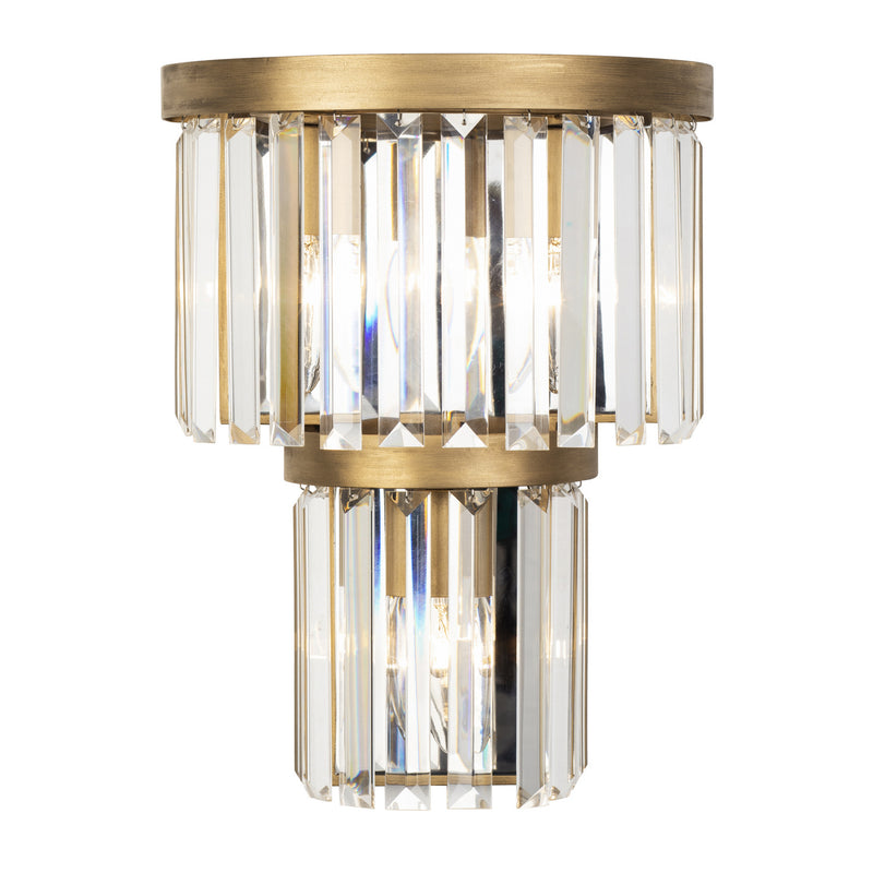 Varaluz 297W03HG Three Light Wall Sconce, Havana Gold