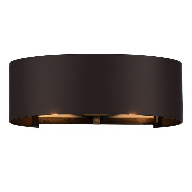 Varaluz 323B02DBFG Two Light Bath, Dark Bronze / French Gold