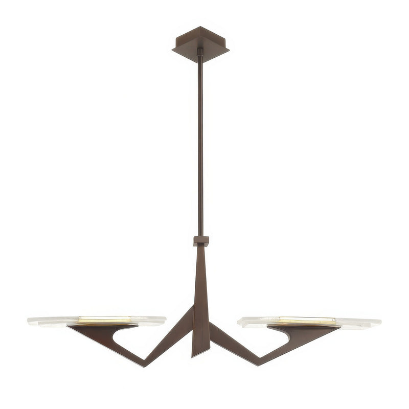 Varaluz 530N02LBG LED Pendant, Brontourage