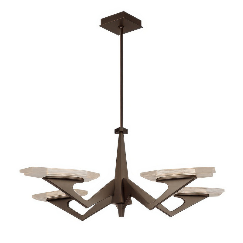 Varaluz 530P04BG LED Pendant, Brontourage