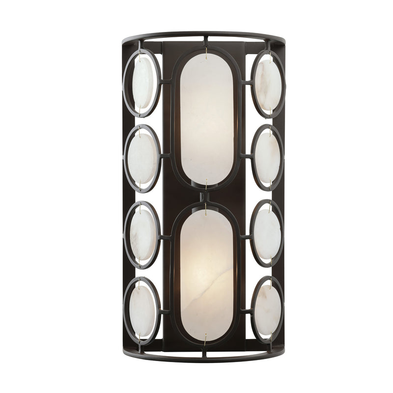Varaluz 555W02DB Two Light Wall Sconce, Ironclad