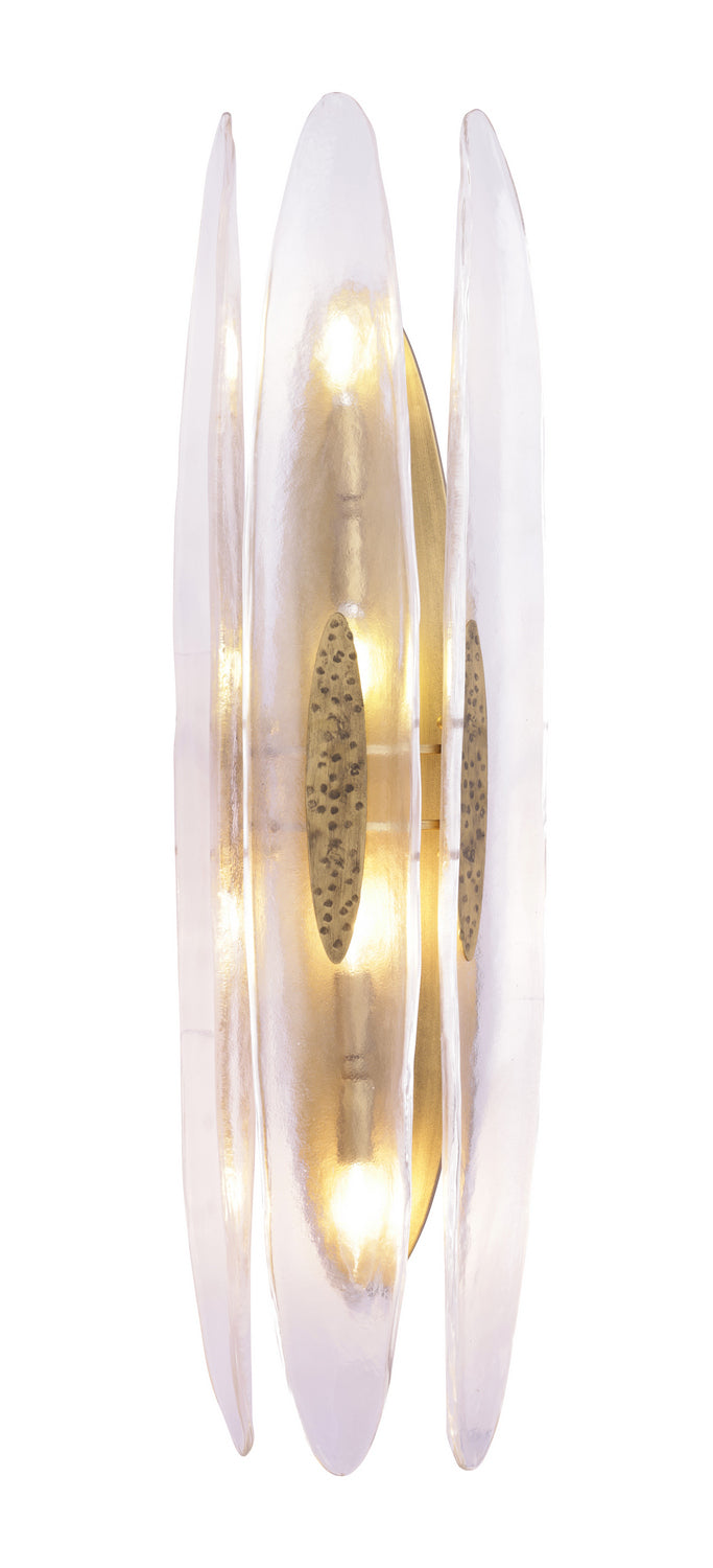 Varaluz 557W04HG Four Light Wall Sconce, Havana Gold