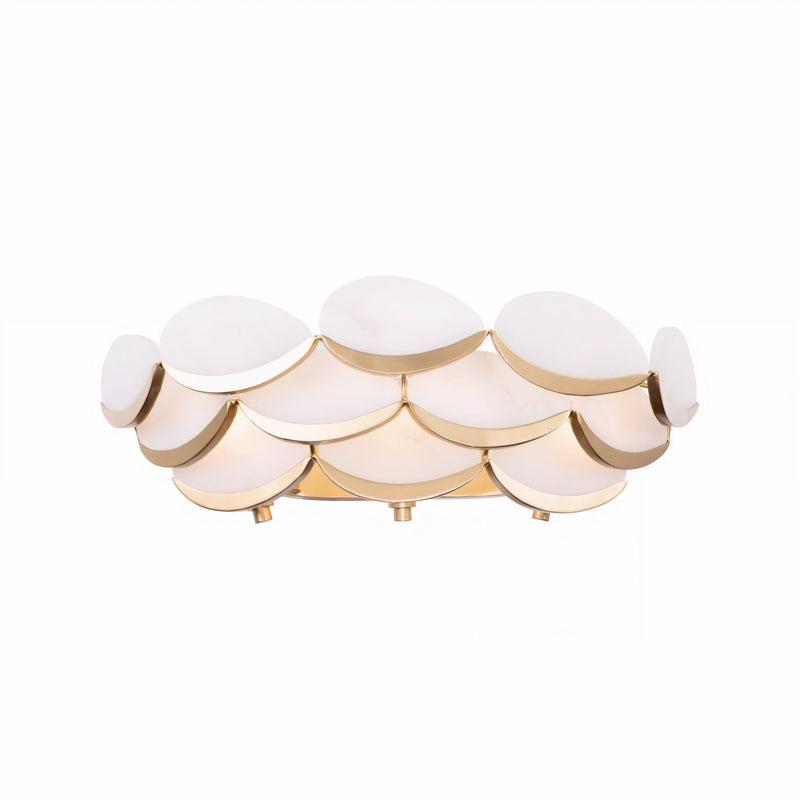 Varaluz 561B03FG Three Light Bath, French Gold