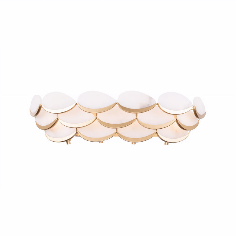 Varaluz 561B04FG Four Light Bath, French Gold