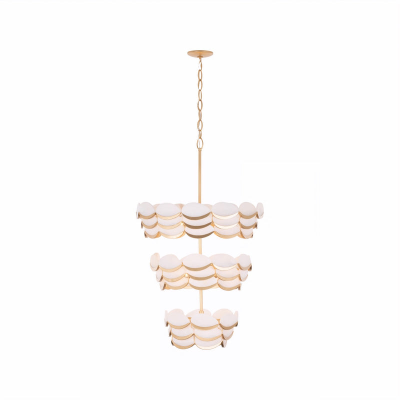 Varaluz 561P11FG 11 Light Pendant, French Gold