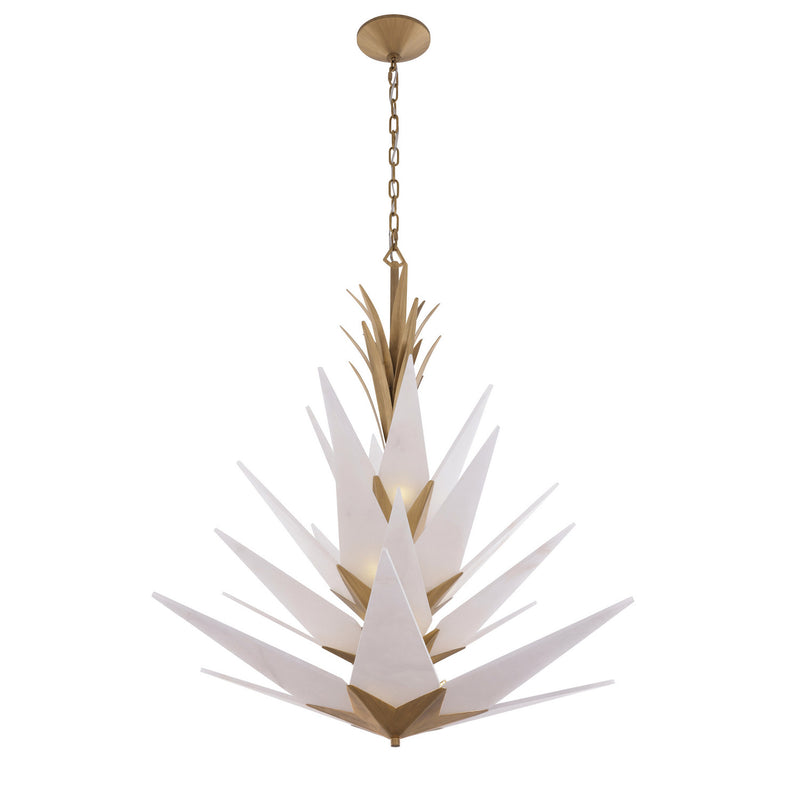 Varaluz 562P12HG 12 Light Pendant, Havana Gold