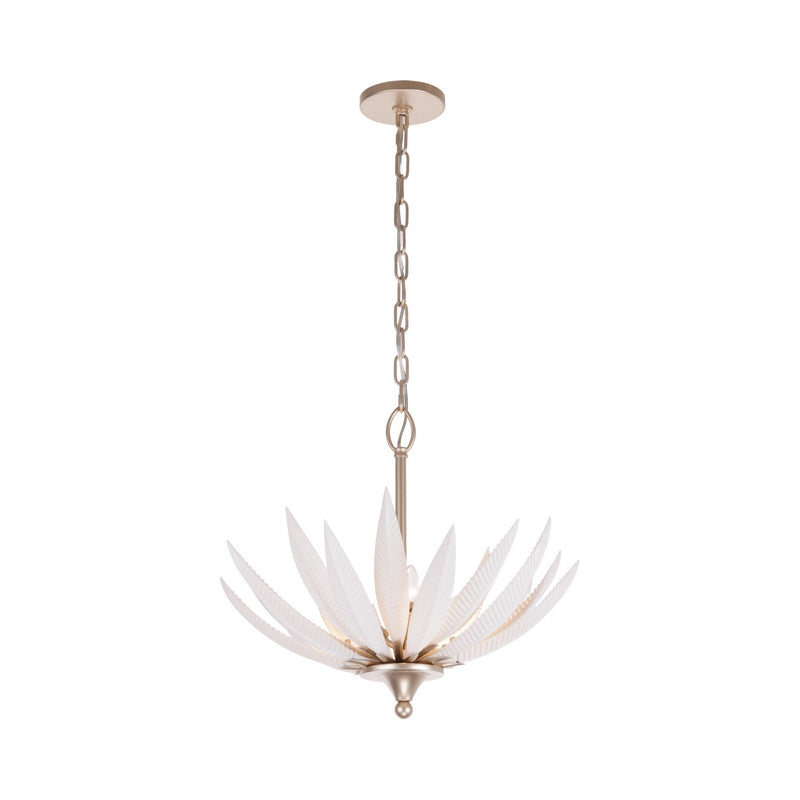 Varaluz 563P03GD Three Light Pendant, Gold Dust