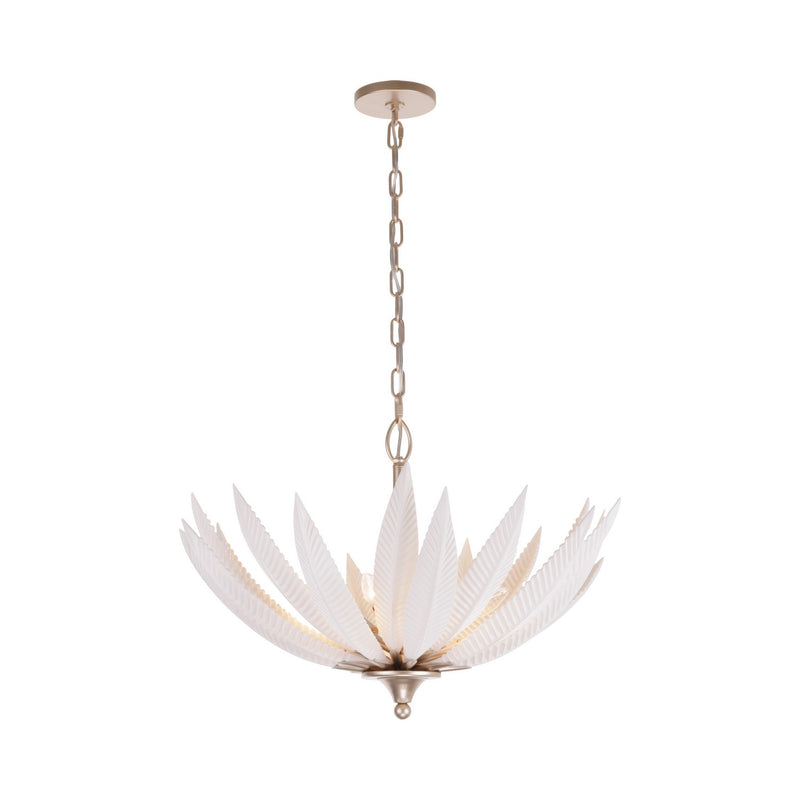 Varaluz 563P06GD Six Light Pendant, Gold Dust