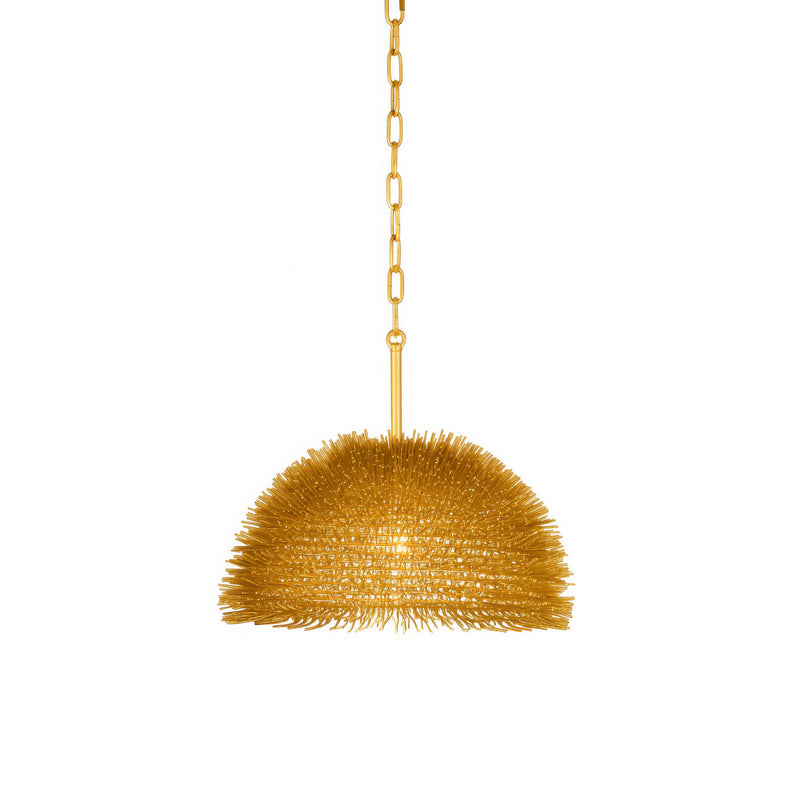 Varaluz 569P01GO One Light Pendant, Gold
