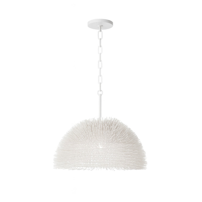 Varaluz 569P01WH One Light Pendant, White