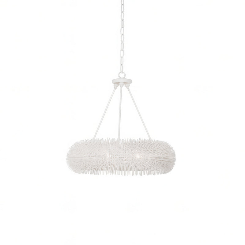 Varaluz 569P06WH Six Light Pendant, White