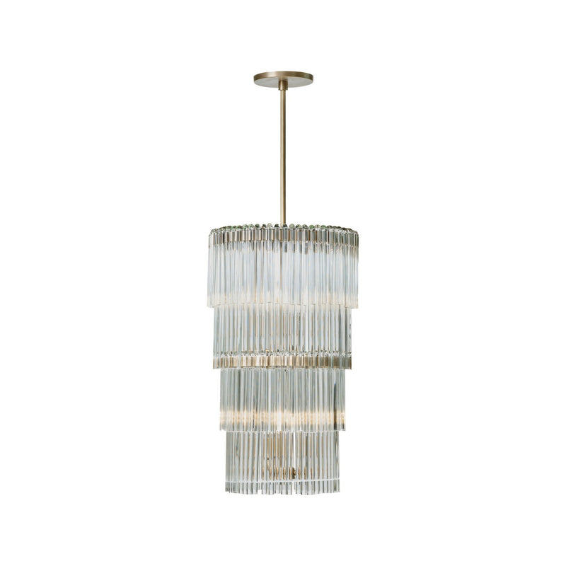 Varaluz 574P06ATB Six Light Pendant, Antique Bronze