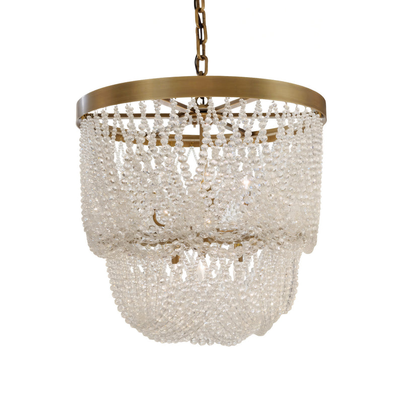 Varaluz 575PP06ATB Six Light Pendant, Antique Bronze