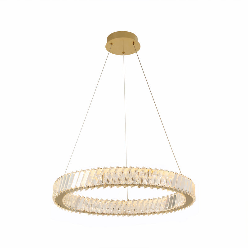 Varaluz 578C24SG LED Pendant, Satin Gold