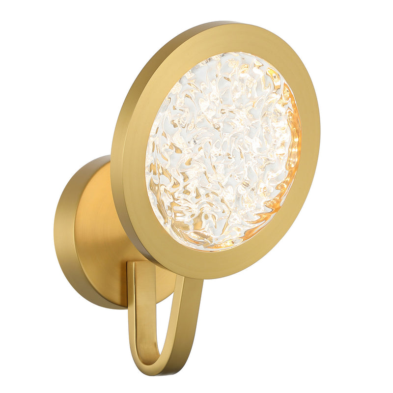 Varaluz 579W01SB LED Wall Sconce, Satin Brass