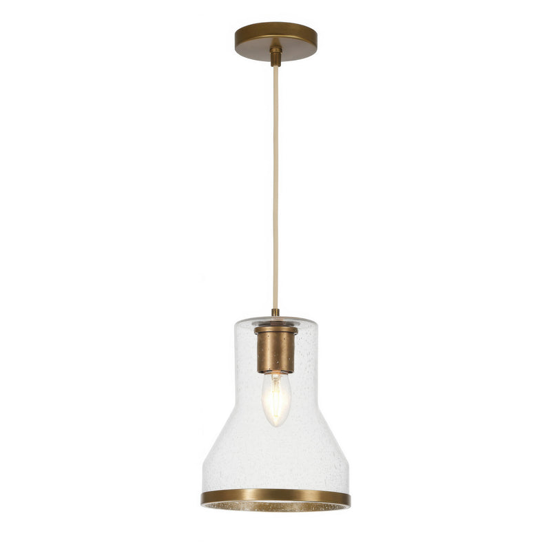 Varaluz 580M01ATB One Light Pendant, Antique Bronze