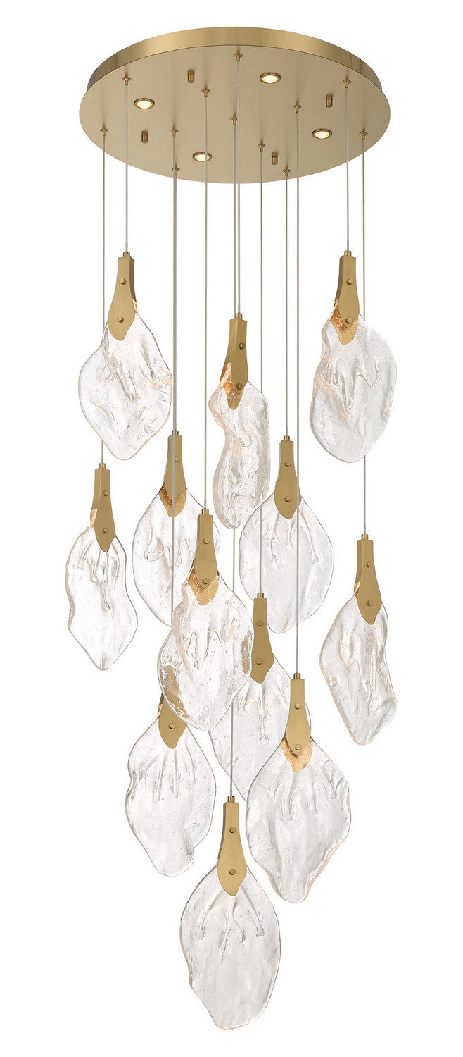 Eurofase 50102-020 LED Chandelier, Gold