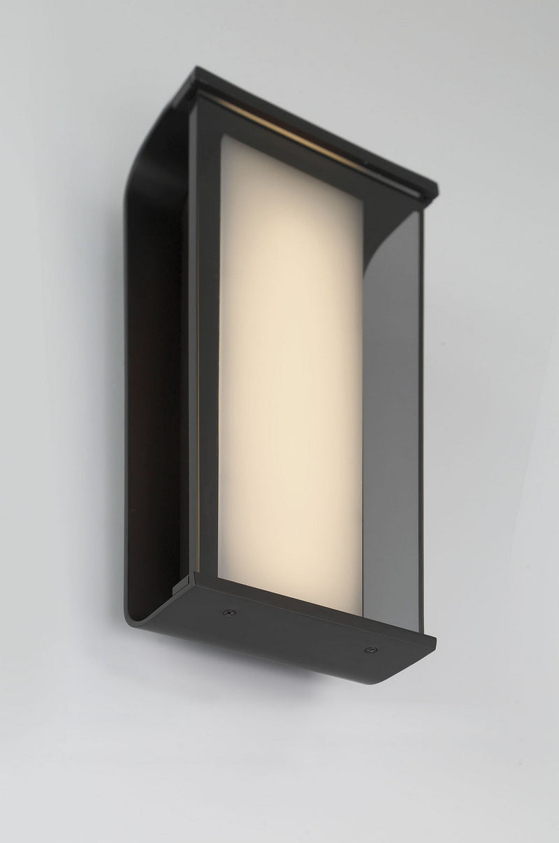 Eurofase 50111-015 LED Outdoor Wall Sconce, Matte Black
