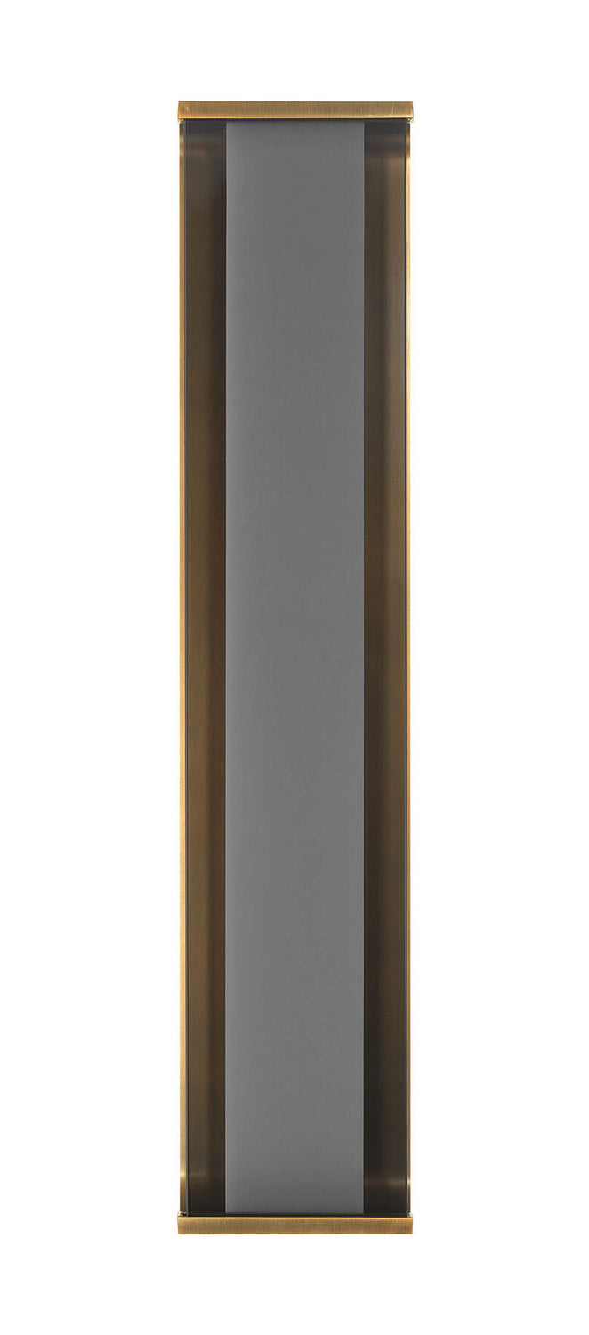 Eurofase 50116-010 LED Outdoor Wall Sconce, Antique Brass