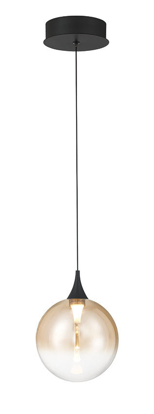 Eurofase 50250-035 LED Pendant, Matte Black