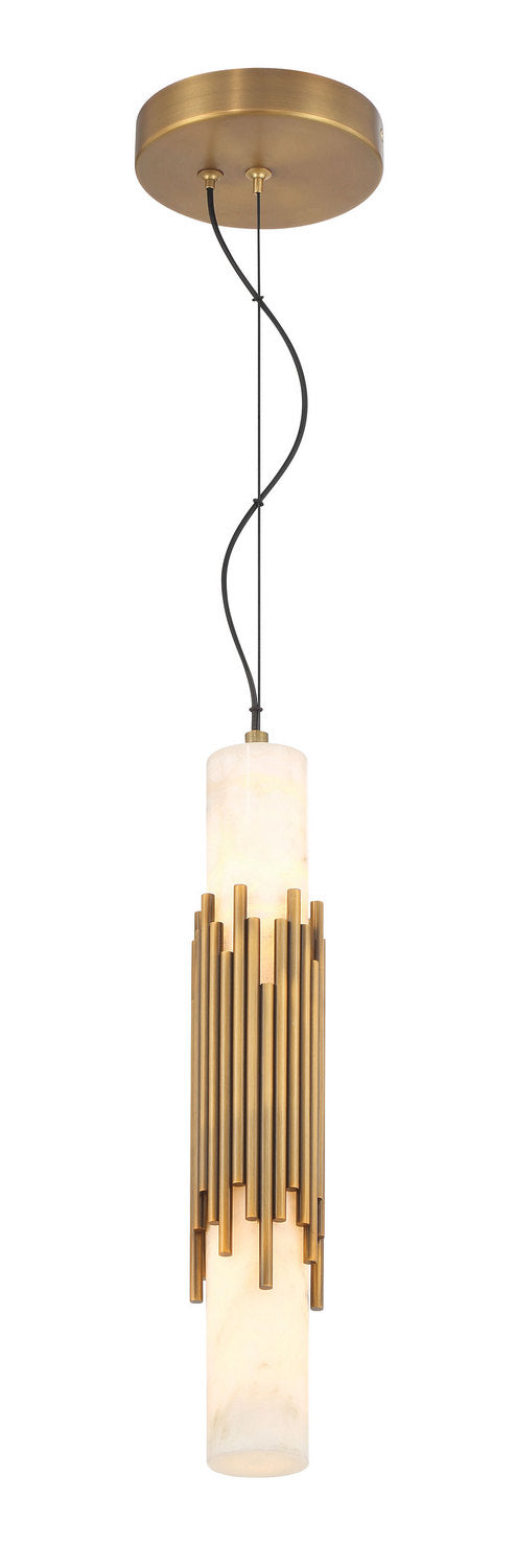 Eurofase 50352-029 LED Pendant, Antique Brass
