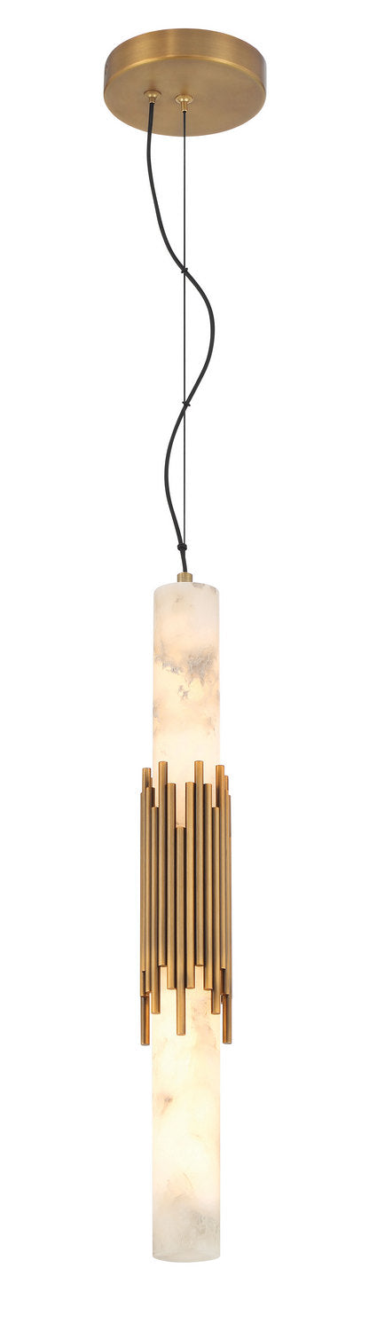 Eurofase 50353-026 LED Pendant, Antique Brass