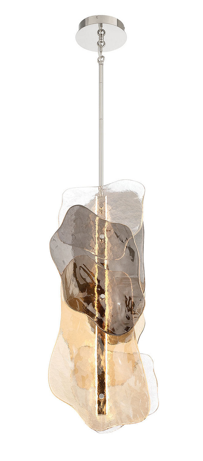 Eurofase 50463-015 LED Pendant, Polished Nickel
