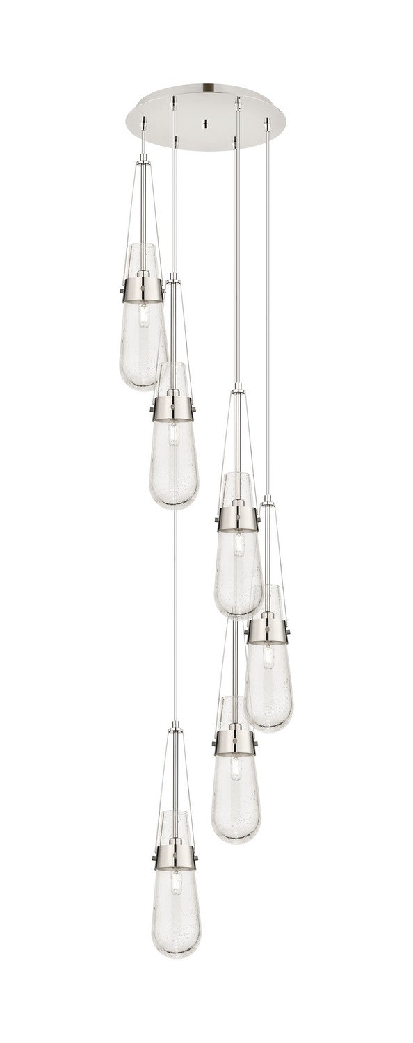 Innovations 116-452-1P-PN-G452-4SDY Six Light Pendant, Polished Nickel