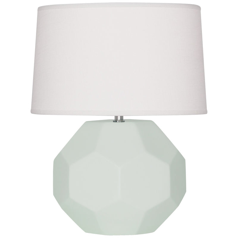 Robert Abbey MCL01 One Light Table Lamp, Matte Celadon Glazed Ceramic