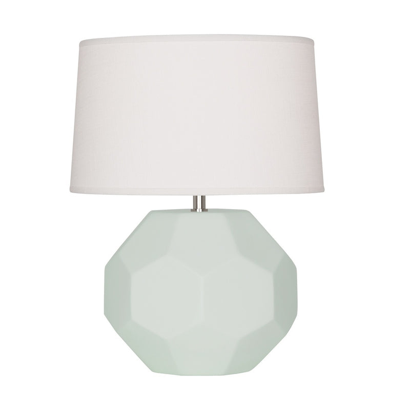 Robert Abbey MCL02 One Light Accent Lamp, Matte Celadon Glazed Ceramic