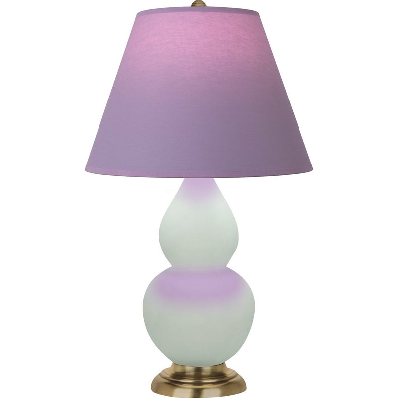 Robert Abbey MCL50L One Light Accent Lamp, Matte Celadon Glazed Ceramic w/Antique Natural Brass