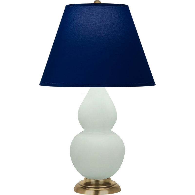 Robert Abbey MCL50N One Light Accent Lamp, Matte Celadon Glazed Ceramic w/Antique Natural Brass