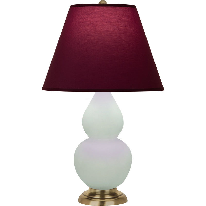 Robert Abbey MCL50P One Light Accent Lamp, Matte Celadon Glazed Ceramic w/Antique Natural Brass