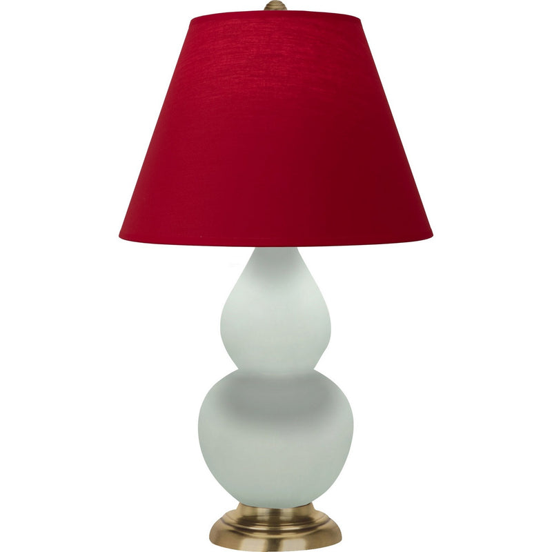Robert Abbey MCL50R One Light Accent Lamp, Matte Celadon Glazed Ceramic w/Antique Natural Brass