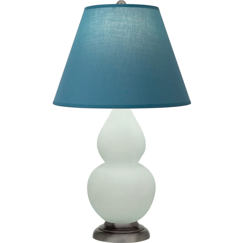 Robert Abbey MCL52B One Light Accent Lamp, Matte Celadon Glazed Ceramic w/Antique Silver