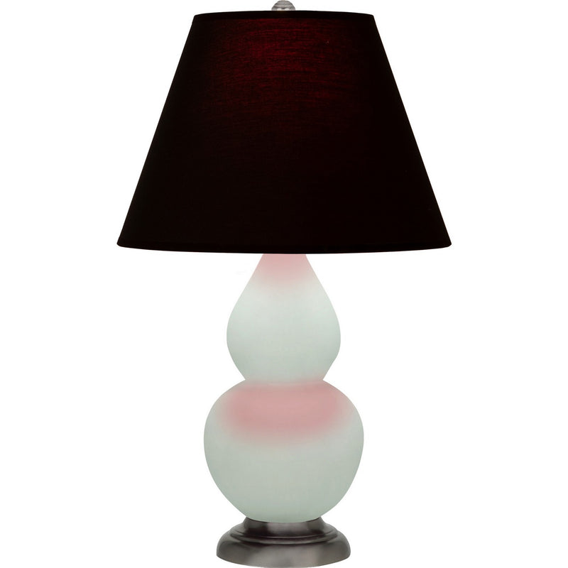 Robert Abbey MCL52K One Light Accent Lamp, Matte Celadon Glazed Ceramic w/Antique Silver