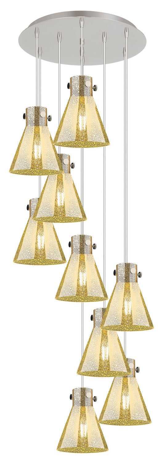 Innovations 119-410-1PS-PN-G411-8ME Nine Light Pendant, Polished Nickel